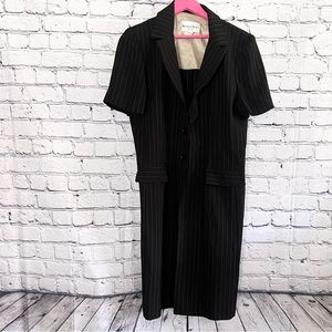 DANNY & NICOLE. Stripe blazer. Size 10